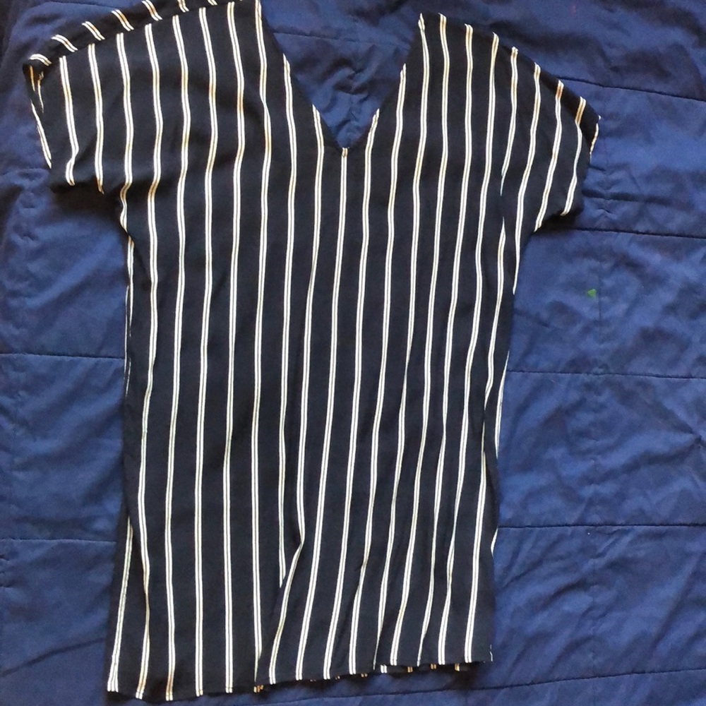 Madewell Beachy Striped Shirt Dress